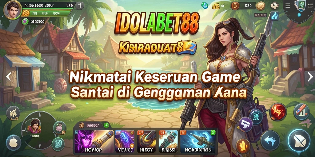 Tampilan layar dari gameplay santai IDOLABET88 yang seru dan menarik.
