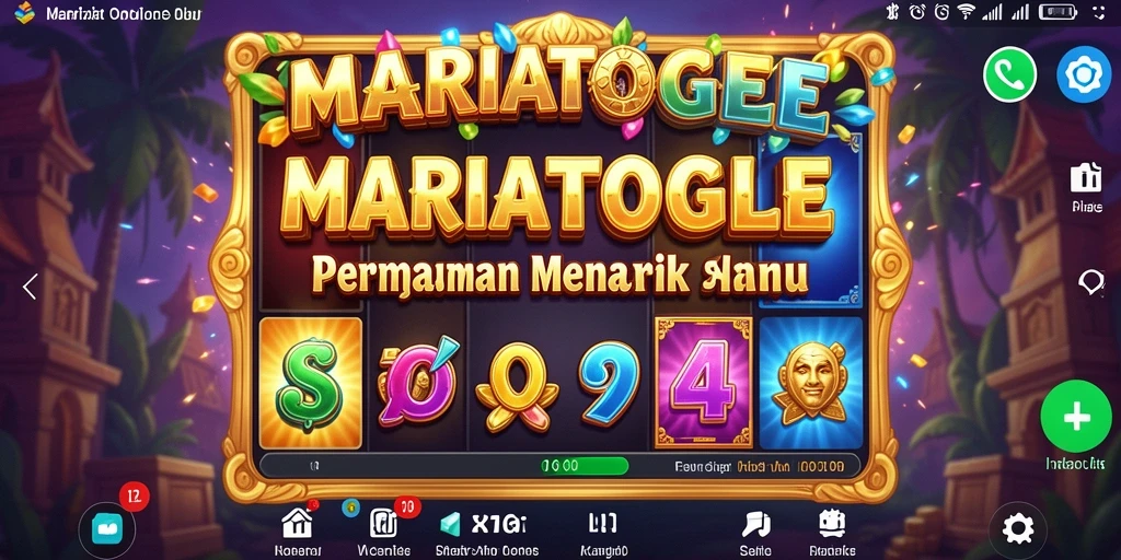 Tampilan gameplay MARIATOGEL yang menarik dan mengasyikkan.