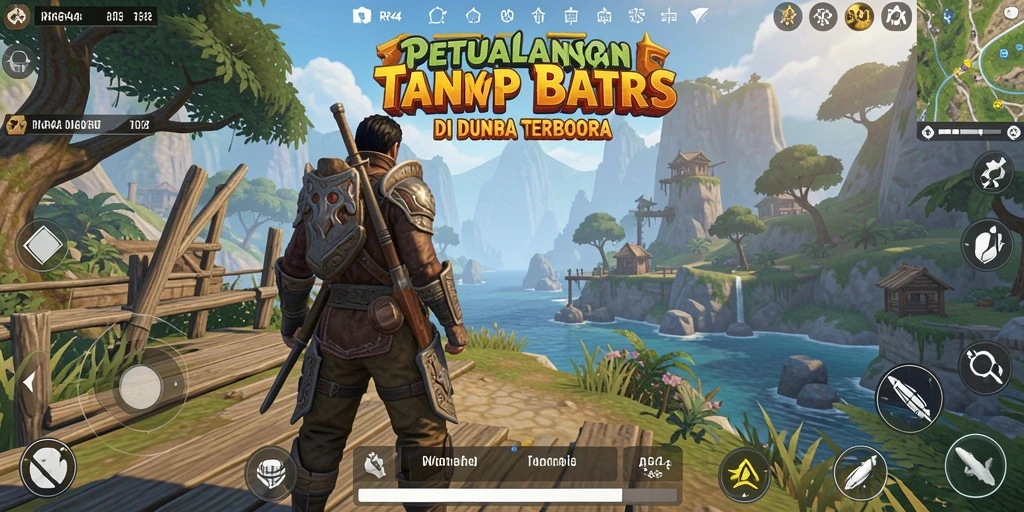 Tampilan gameplay menarik dari dunia terbuka RR44.